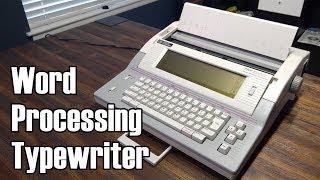 The Weird TypewriterComputer Hybrid Smith Corona PWP3200 [upl. by Leuqer]