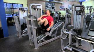 Life Fitness Pro2 Seated Leg Press Instructions [upl. by Bathsheba546]