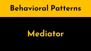 The Mediator Pattern Explained and Implemented in Java  Behavioral Design Patterns  Geekific [upl. by Rosdniw]