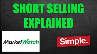 MarketWatch Stock Game Short Selling Explained For Beginners [upl. by Nilyahs]