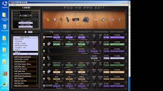 POD HD Edit Software and Customtonecom [upl. by Tullus]