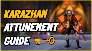 TBC Classic Karazhan attunement key guide [upl. by Oria]