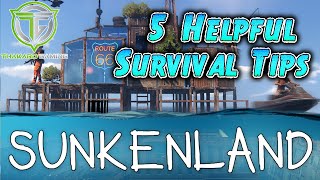 Sunkenland  5 Helpful Survival Tips [upl. by Ahsinyar265]