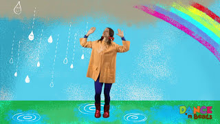 Preschool Learn to Dance Drip Drop Rain [upl. by Iderf474]