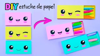 Manualidades con Papel  Cajitas de Papel DIY Estuche Lapicera  Tutorial Origami [upl. by Oicangi]