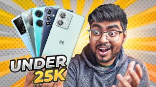 Top 5 Best Smartphones Under ₹25000 Budget⚡ [upl. by Okuy606]