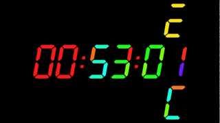 Stopwatch Timer with animated 7segment digits [upl. by Hakceber577]