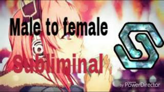 Extremely powerful complete male to female  subliminal affirmations improved [upl. by Golanka984]