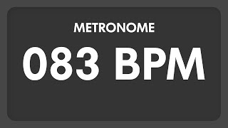 83 BPM  Metronome [upl. by Kaitlyn]