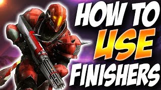 HOW TO USE FINISHERS in Destiny 2 Shadowkeep [upl. by Naujal98]