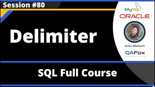 SQL  Part 80  Delimiter [upl. by Lavotsirc152]