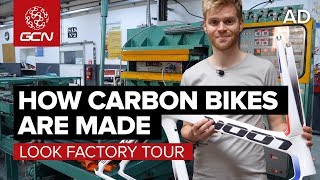 How Are Carbon Fibre Bikes Made  LOOK Cycle Factory Tour [upl. by Suhploda309]