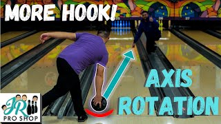 Bowling Release  Axis Rotation  MORE HOOK [upl. by Laleb]