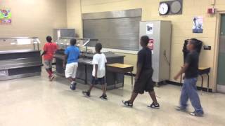 PBS Example Teaching Cafeteria Behavior Expectations [upl. by Yrellam]