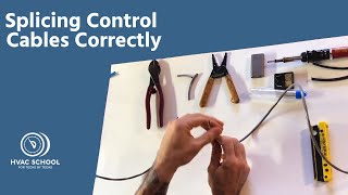 Splicing Control Cables Correctly [upl. by Tita]