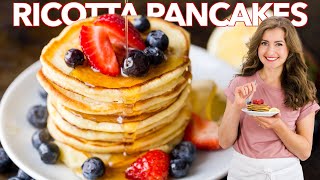 Fluffy Ricotta Pancakes Recipe  Easy Breakfast Recipe [upl. by Kavanaugh]