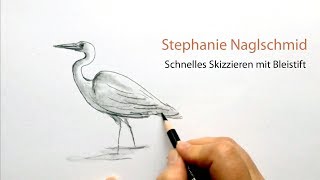 Urban Sketching  Schnelle Bleistiftskizze [upl. by Nolubez]