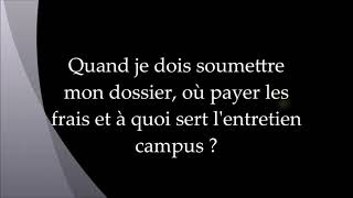 Soumission de dossier et payement des frais campus  Préparation Entretien Campus France amp TCF [upl. by Ahsikyt157]