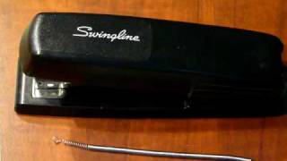 Swingline 545 Stapler  spring replacement [upl. by Hillegass575]