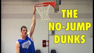 4 Basketball Players Who Did The NOJUMP DUNKS [upl. by Gerdeen]