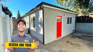 ADU PROPERTY TOUR  Garage Conversion  Reseda [upl. by Nertie]