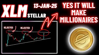 Yes Stellar Lumens XLM Crypto Coin Will Make Millionaires [upl. by Ruhtra]