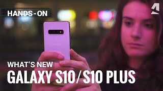 Samsung Galaxy S10 amp S10 Key Features [upl. by Anirehc595]