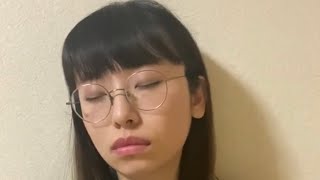 【055】First appearance Portrait model Shiori Amakawa leans against the wall and finally falls asleep [upl. by Nnyleak]