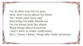 Kelly Price  I Know Who Holds Tomorrow Lyrics [upl. by Einobe992]