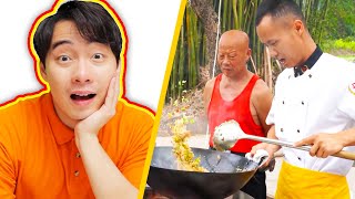 Uncle Roger AMAZED by PERFECT EGG FRIED RICE Chef Wang Gang [upl. by Neruat]