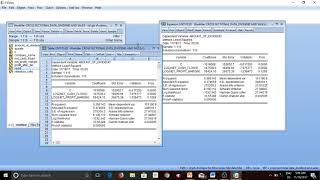 Basic Regression in EViews [upl. by Dave104]