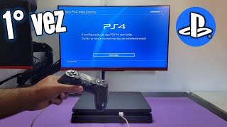 LIGANDO O PS4 PELA PRIMEIRA VEZ [upl. by Aramoy141]