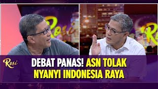 Panas Budiman Sudjatmiko Debat Rocky Gerung Soal ASN Tolak Nyanyi Indonesia Raya [upl. by Narton]