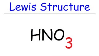 HNO3 Lewis Structure  Nitric Acid [upl. by Aiekahs]