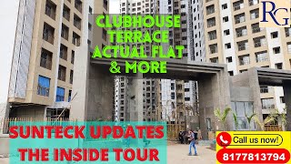 SUNTECK WESTWORD  UPDATES  FULL INSIDE FLAT TOUR  Naigaon East [upl. by Psyche184]