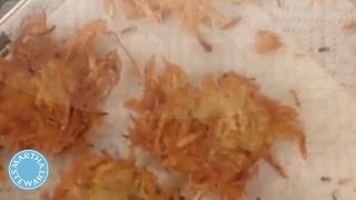 Potato Latkes Recipe for Hanukkah Martha Stewart [upl. by Adamis585]