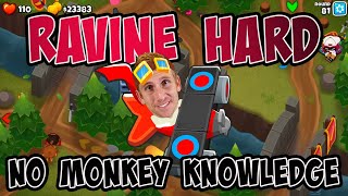 Ravine Hard No Monkey Knowledge  Bloons TD 6 [upl. by Anavoj]