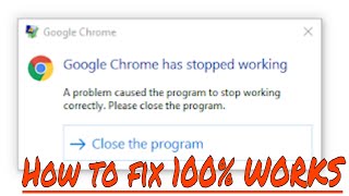 How to fix Google chrome has stopped working in windows [upl. by Nivre]