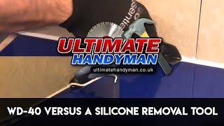 WD40 versus a silicone removal tool [upl. by Olethea]