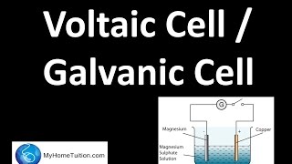 Voltaic Cell  Galvanic Cell  Redox Equilibrium [upl. by Meerak]