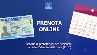 Carta didentità elettronica come fissare un appuntamento con quotPrenota Onlinequot [upl. by Adok]