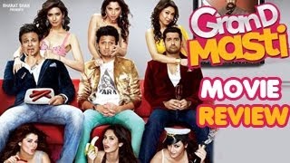 Grand Masti Movie Review  Obnoxious Comedy [upl. by Norre]