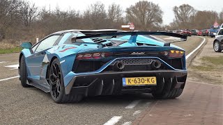 Lamborghini Aventador SVJ Roadster  Revs Accelerations Tunnel Sounds [upl. by Ody547]