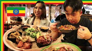 Our First Time trying Ethiopian Food  Did we enjoy it [upl. by Mooney]