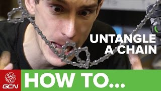 How To Untangle A Bike Chain [upl. by Ashby]