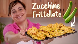 ZUCCHINE FRITTELLATE Ricetta Facile  Fatto in Casa da Benedetta [upl. by Nageem]