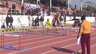 80 Meter Hurdles state school athletics championships at SangrurU14 [upl. by Sair]