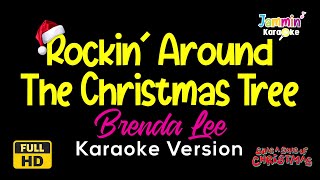 Rockin Around The Christmas Tree  Brenda Lee Karaoke Version [upl. by Enneire270]