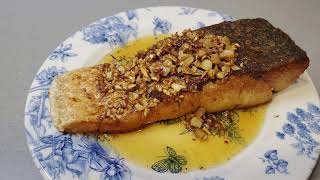 Pan seared Barramundi in Garlic Butter sauce [upl. by Sinaj]