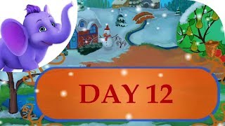 Twelve Days of Christmas with Lyrics  Kids Christmas Songs and Carols  Appu Series [upl. by Grey400]